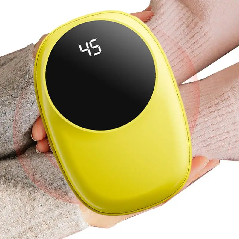Portable Rechargeable Hand Warmer with Adjustable Temperature