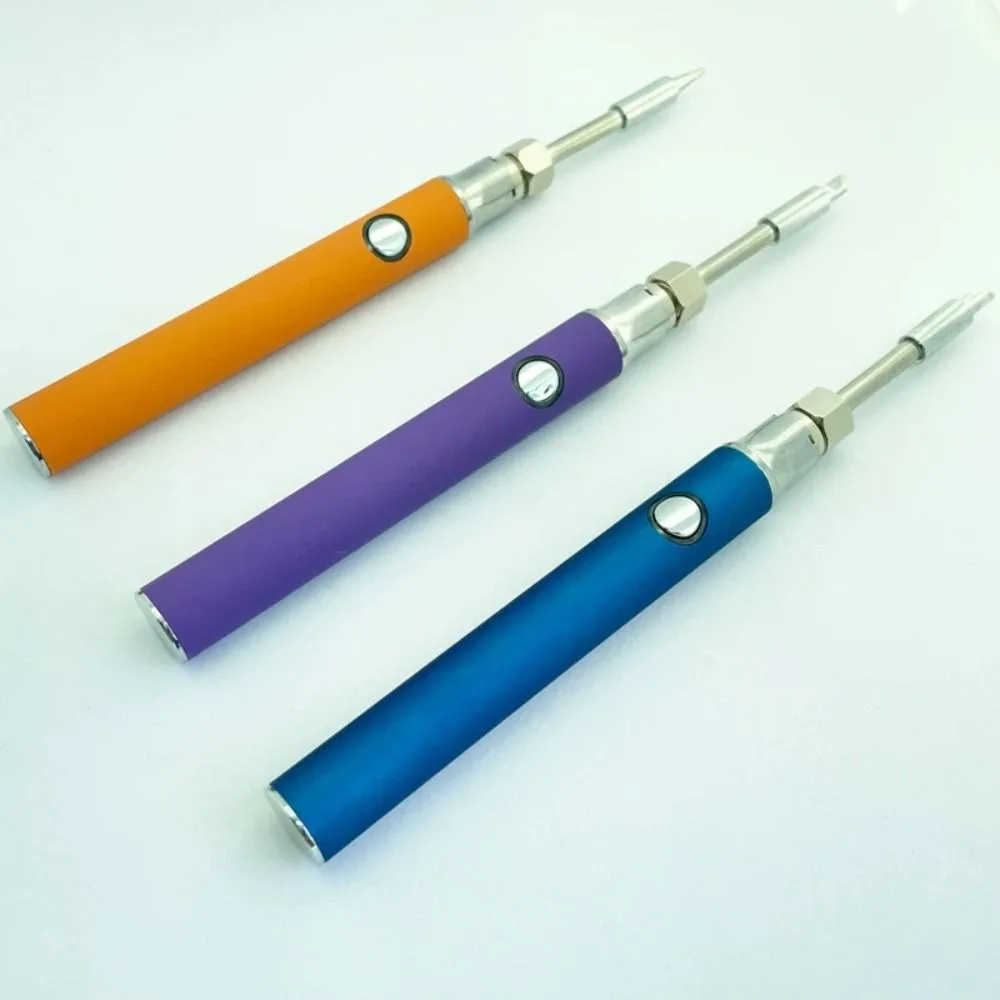 510 Thread Solder Iron Battery Pen 350/650/1100mAh Battery 3 Gear Adjustable Adjustable Voltage Soldering Iron Multi-functional