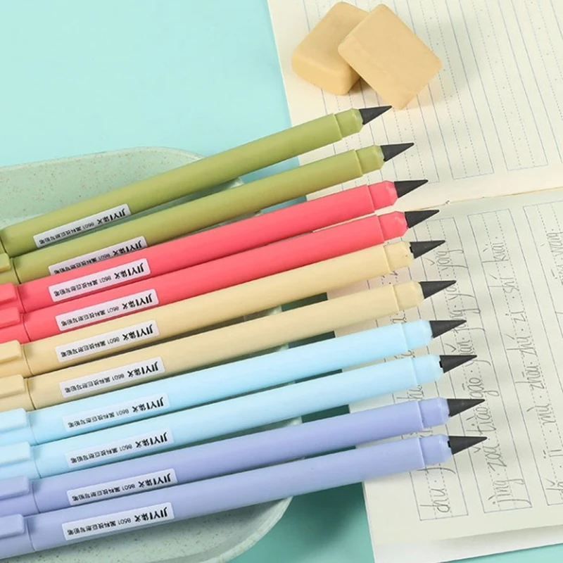 غير محدود الكتابة بدون حبر HB قلم رصاص ، لا الحبر رسم القلم ، اللوحة ، المدرسة ، اللوازم المكتبية ، القرطاسية هدية للطفل ، جديد ، 5 قطعة