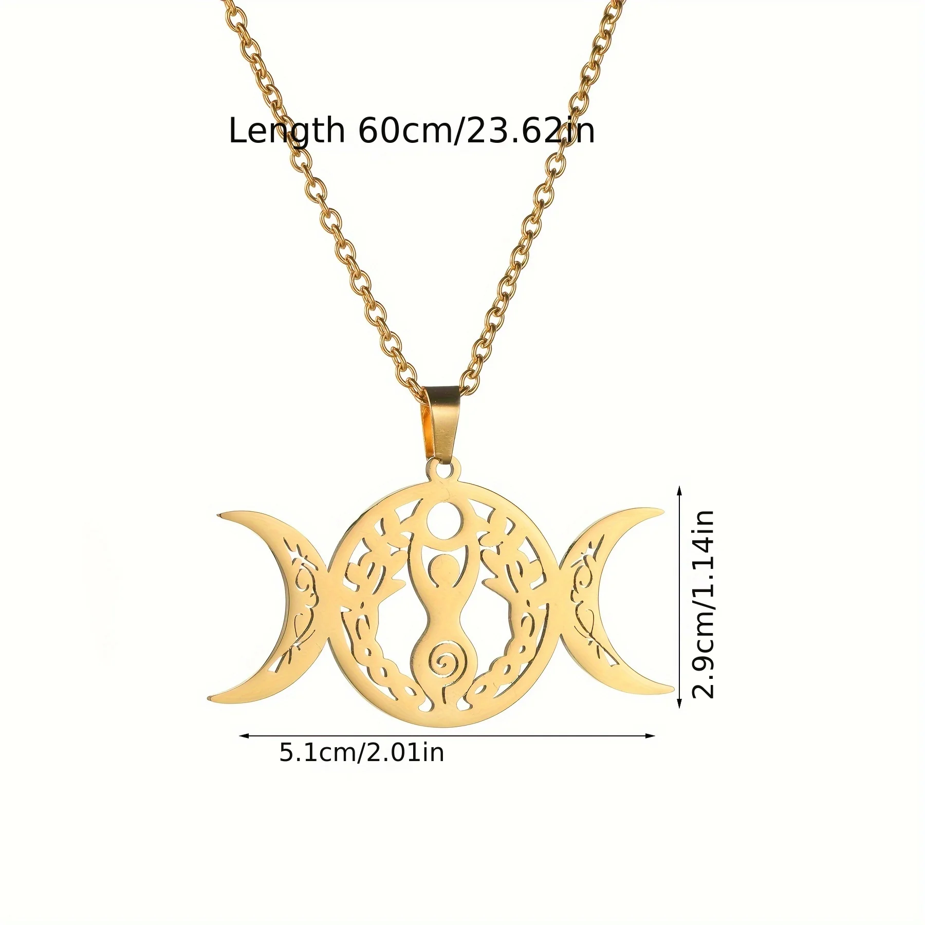 MeMolissa Islamic Mosque Muslim Crescent Moon Necklace for Women Men Stainless Steel Quran Islam Religious Jewelry chaine homme