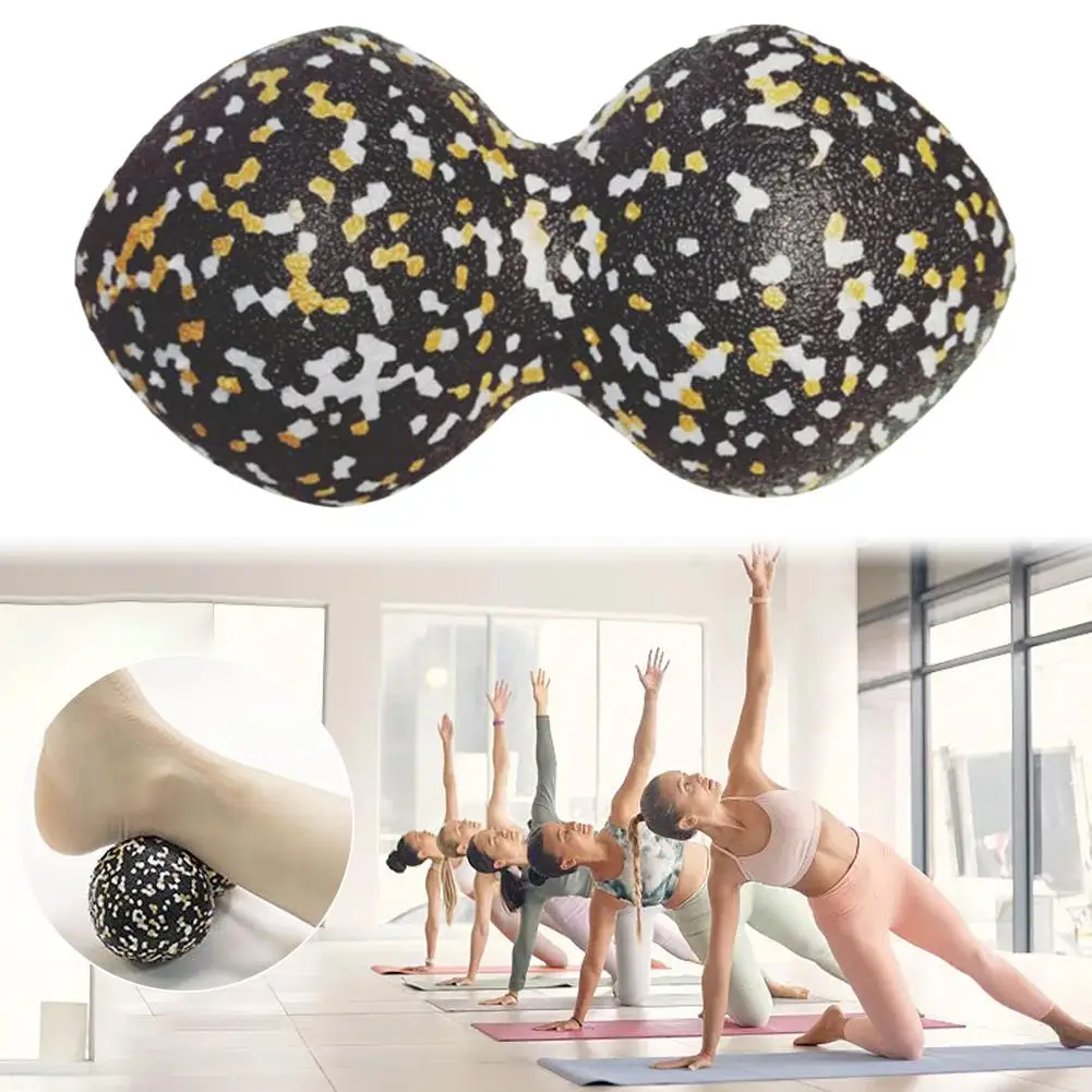 

Peanut Massage Ball Yoga Fitness Ball Back Leg Foot Massage Roller Balls for Deep Tissue Muscle Relax Beauty Health Equipme U5X6