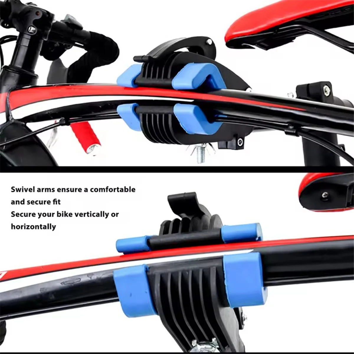 

Bicycle Repair Clamp Wall Mount Bike Repair Stand Adjustable Home Bicycle Maintenance Rack for Road Mountain Bikes