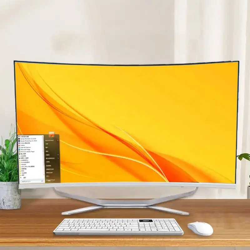 RU Venta caliente 24 "27" 32 "ordenador de escritorio para juegos I9 Computadora monobloque todo en uno Pc I7 I5 Aio