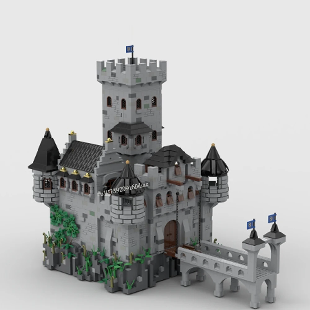 Customized 3894PCS MOC Modular European Medieval Crusader\'s Castle DIY creative ideas Children Toy Birthday Gift Building Blocks