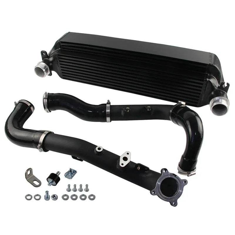 

Black Intercooler & Charge Boost Pipe Hose Kit Competition High-performance For Toyota Toyota GR Yaris 1.6T Bar & Plate Aluminum