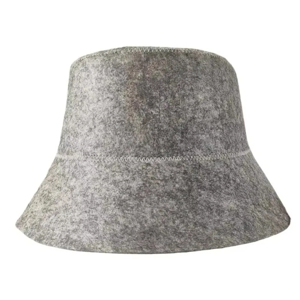 New Felt Felt Sauna Cap Quickly Drying Head Protection Bath Hat Good Water Absorption Sweat Absorbing Sauna Hat Bath Spa
