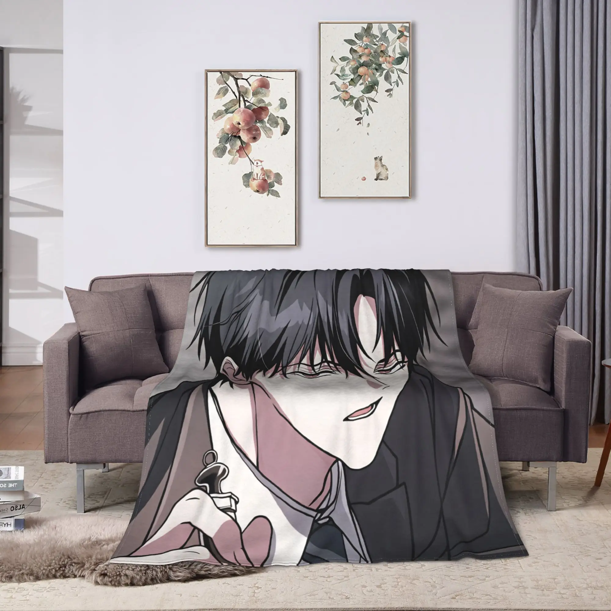 K-Kim S-Soleum Novel GSGW Blankets Quality Super Soft  Throw Blanket Winter Travel Living Room Novelty Bedspread