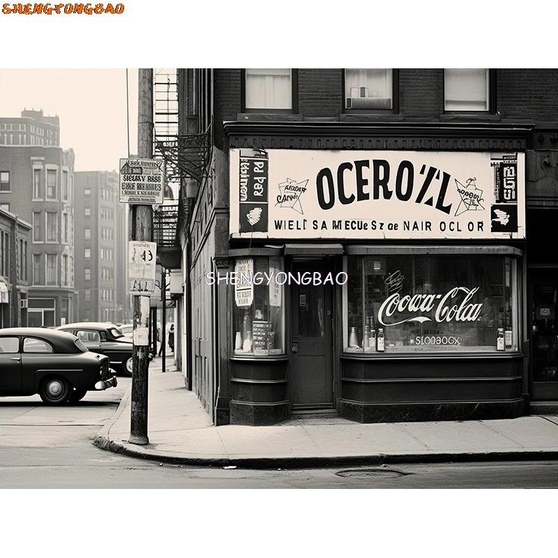 Vintage Old Tavern Barista Coffee Shop Bar Photography Backdrop Warm Medieval Inn Fantasy Retro Photo Studio Background LJG-01