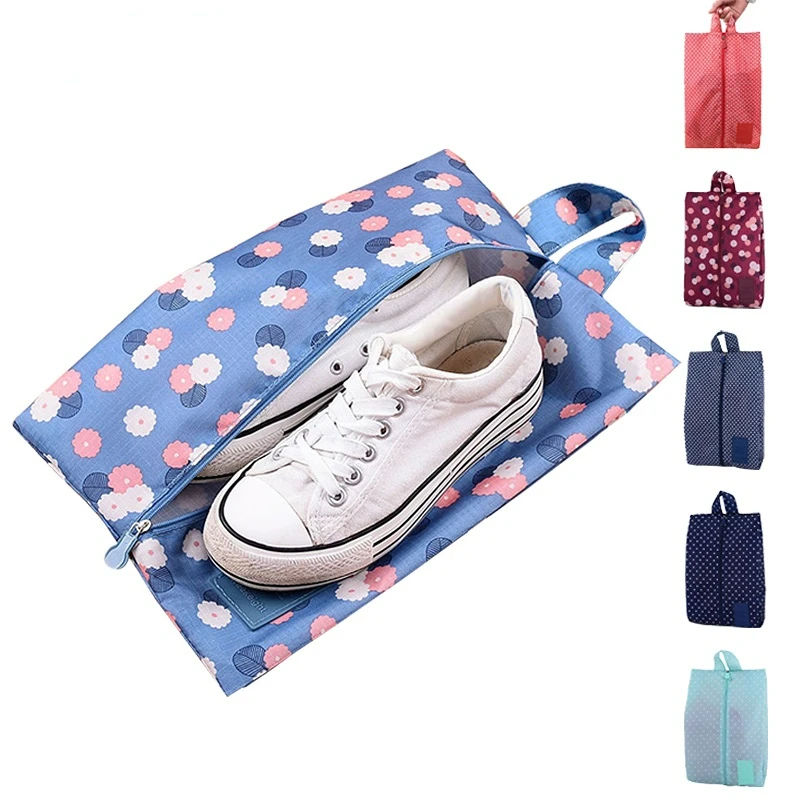 

Portable Waterproof Travel Shoe Bag Nylon Storage Bag Pouch Convenient Storage Organizer Shoes Sorting Travel Packing Cubes