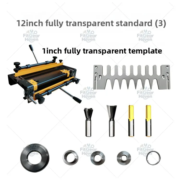 Woodworking dovetail tenon machine mahogany furniture 124 inch semi-transparent DIY tenon machine bee box tenon machine