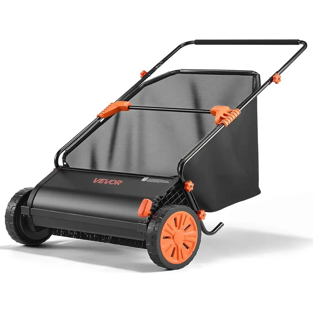 

Ручная газонокосилка-снегоуборщик, 30 дюймов, для сбора травы, объем 12 куб. футов. Мешок для сбора мусора, регулируемая высота щетки и вращающиеся щетки, усиленный, для тяжелых условий эксплуатации