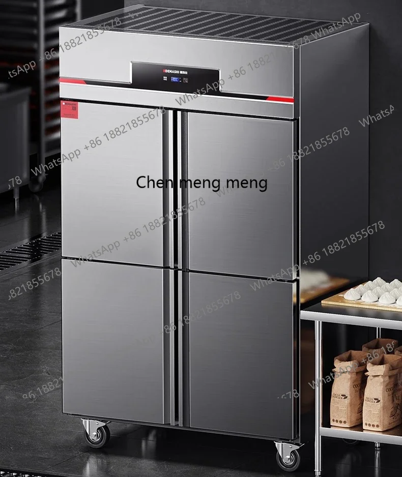 Commercial four-door freezer air-cooled frost-free large capacity baking plate stainless steel BG-900F-4DP