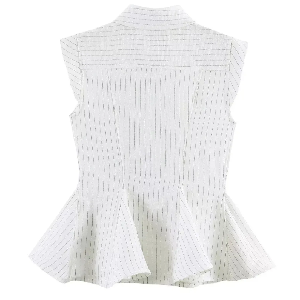Shpmishal Collar Necklace Fake Collar Detachable Dickey Vest Blouse Accessories White Black Polyester Anti-wrinkle Easy Care