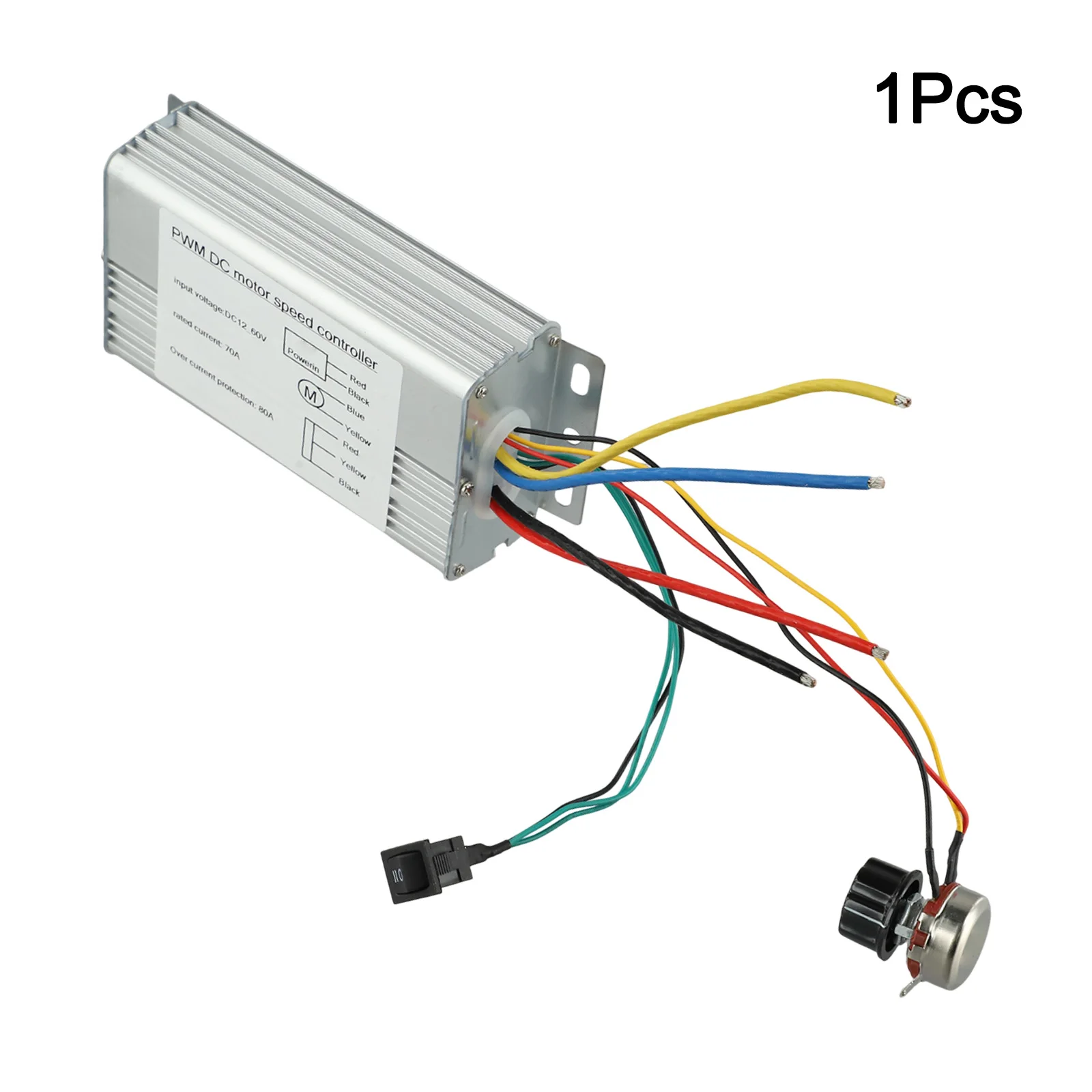 

High Power Motor DC Motor Controller Stable Performance Overcurrent Protection Potentiometer Control Linear Output
