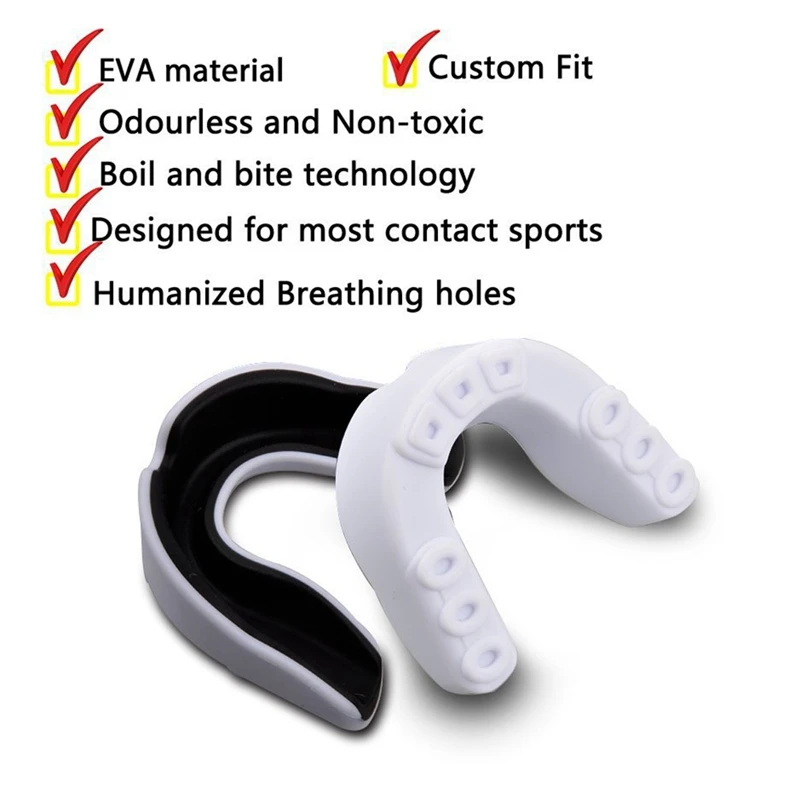 Sport Mouth Guard EVA Teeth Protector Kids Adults Mouthguard Tooth Brace Protection Football Basketball Boxing Teeth Protect