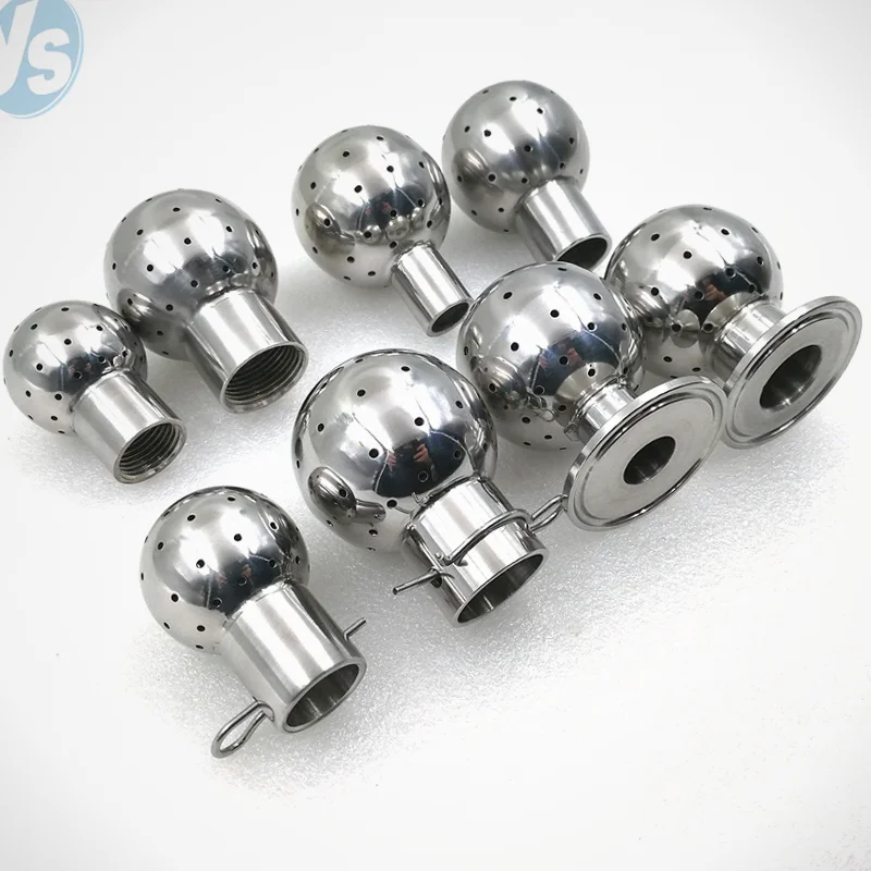 Premium Fixed Static Tank Cleaning Nozzle, Clip‑on Stainless Steel Spray Ball for Industrial Tank Washing Work