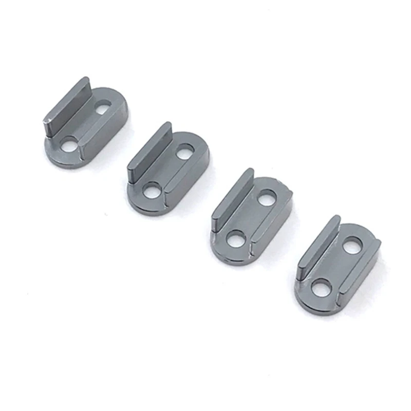 for WPL D12 B14 B24 B16 B36 RC Truck Car Upgrade Parts Shock Absorber Leaf Springs Fixed Seat Mounting Bracket,Titanium