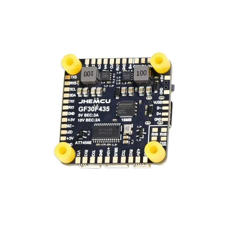 JHEMCU GF30F435 Flight Controller ICM42688P Support OSD GPS Black Box 16M Barometer SPL06 3-6S LIPO 30.5Mx4M for RC FPV Drone