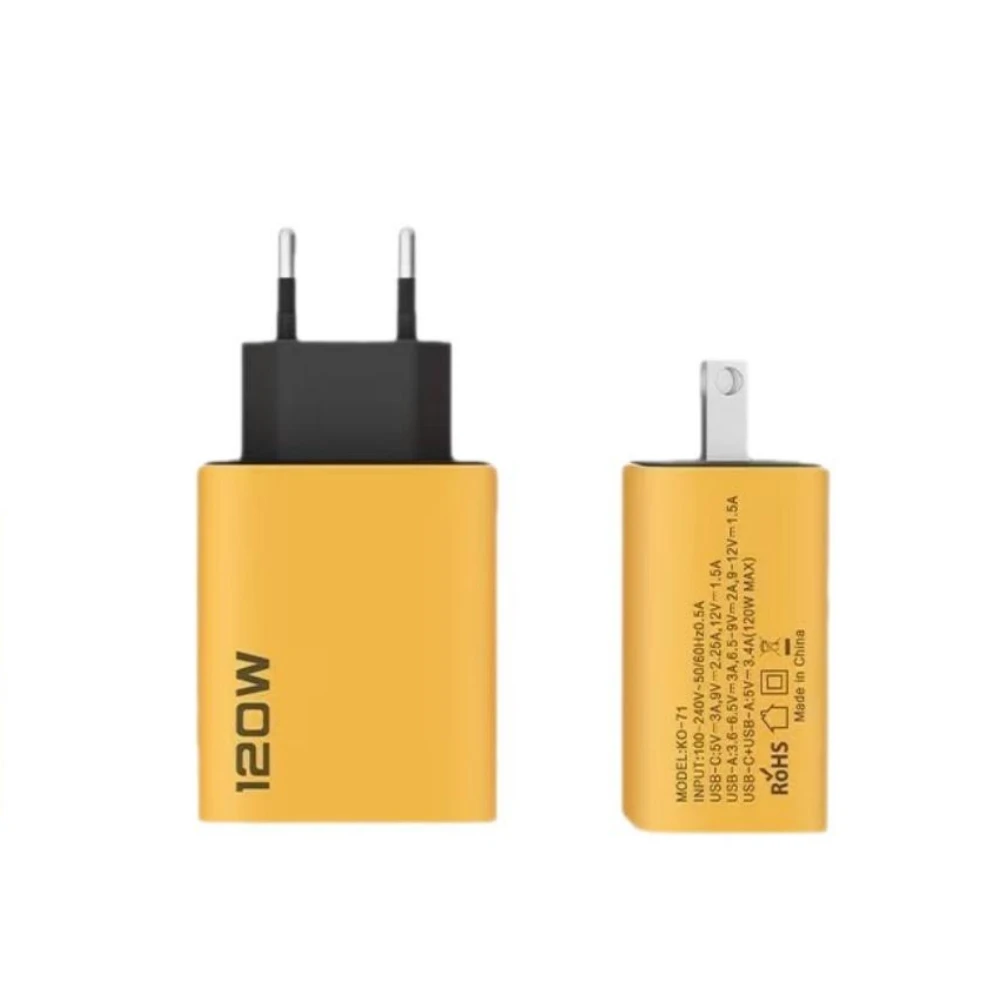 4 Ports USB C PD Charger Quick Charge 3.0 Type C USB Phone Chargers Fast Charging Adapter