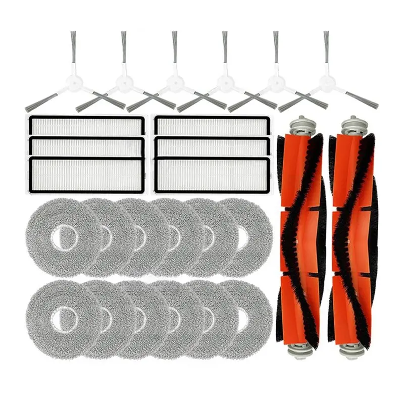 

【HOME TOOL】Запасные части и аксессуары для S10+ /S10 Plus: основная щетка, боковая щетка, HEPA-фильтр, салфетка для влажной уборки