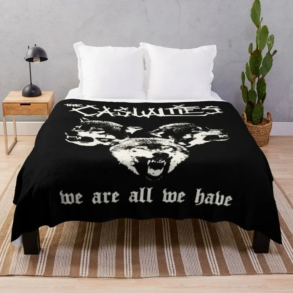 

The Casualties T-Shirtthe casualties band Throw Blanket Hair Retros Blankets
