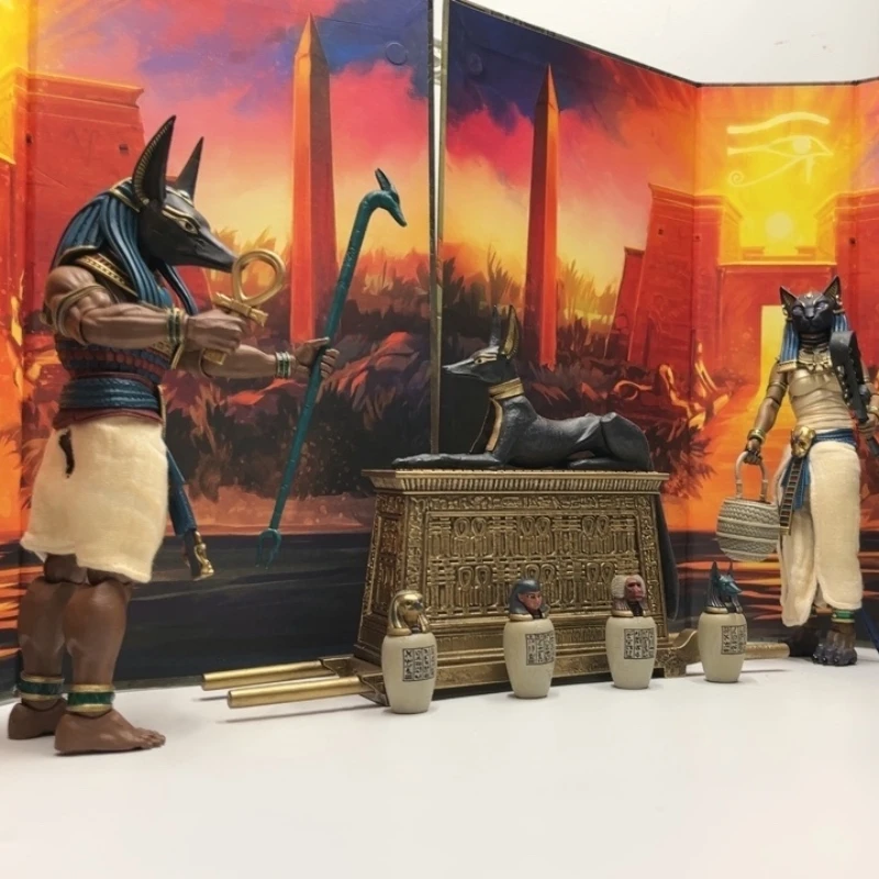 Limited Four Horsemen Studio 1/12 Scale Collectibles Anubis Figure Ancient Egyptian Goddess Bastet Bast 6