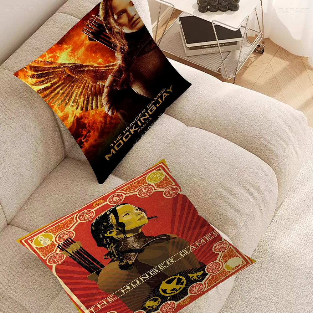 Classic Movie game hunger Personalized picture text home decorative pillows Household Gifts 45x45cm