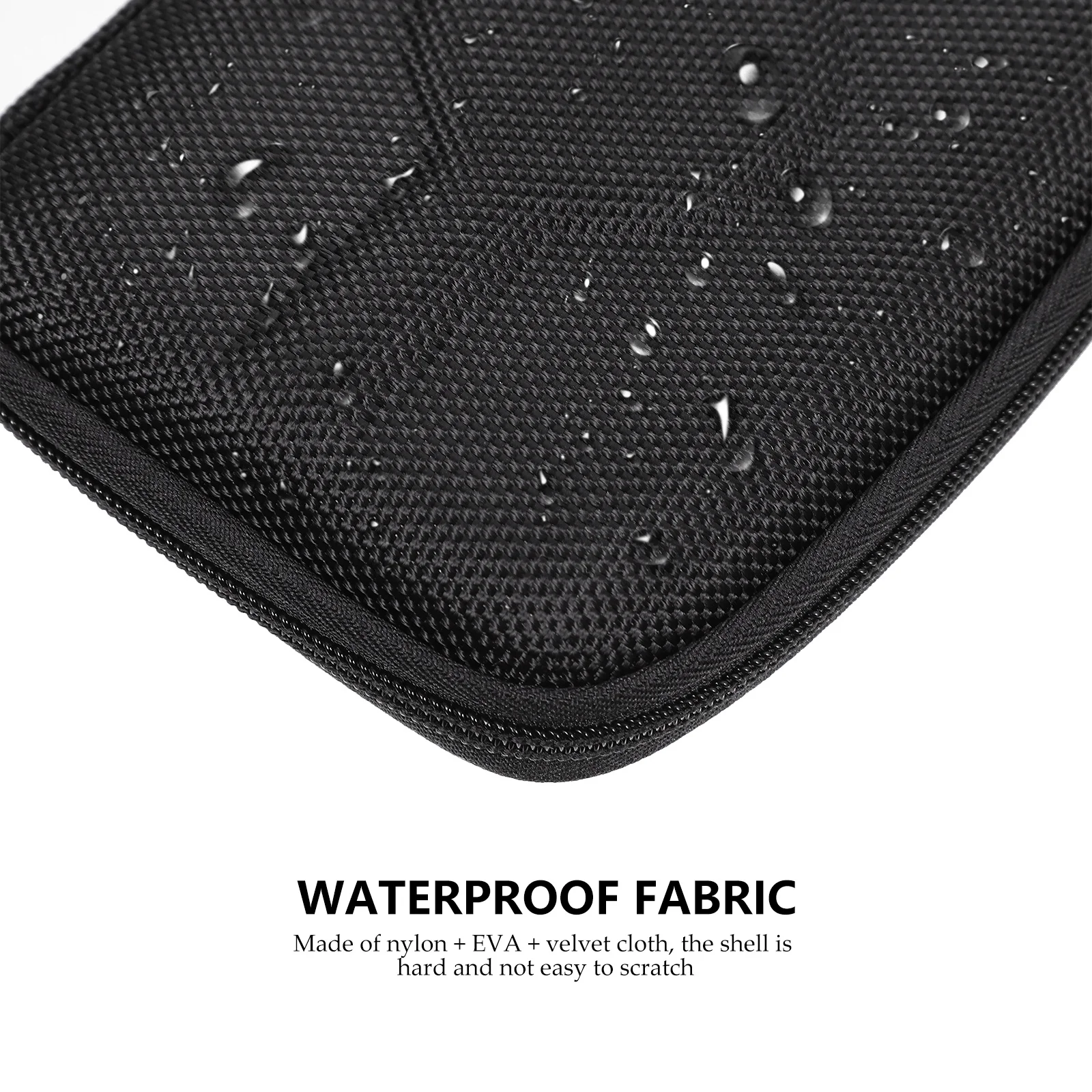 

1 pc Hard Protective Shell Bag Durable Scratch-Resistant Storage Pouch For Travel Home Office Portable Multipurpose Organizer