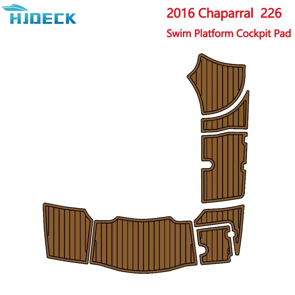 2016 Chaparral 226 Traction Mat Foot Pad Self Adhesive Sport Cockpit Swimming platform Cockpit Pad Customizable