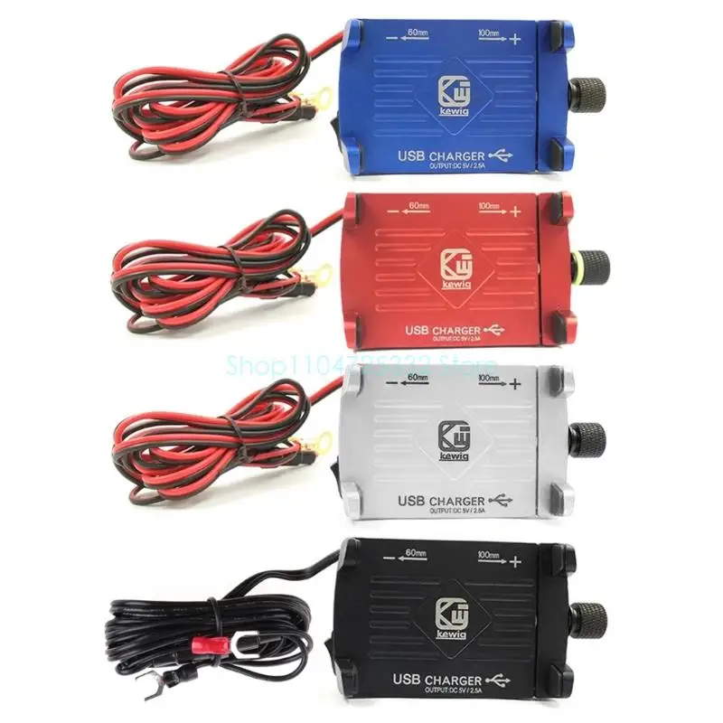 

Ergonomics Design Motorcycle Phone Holder 12v to 24v Input