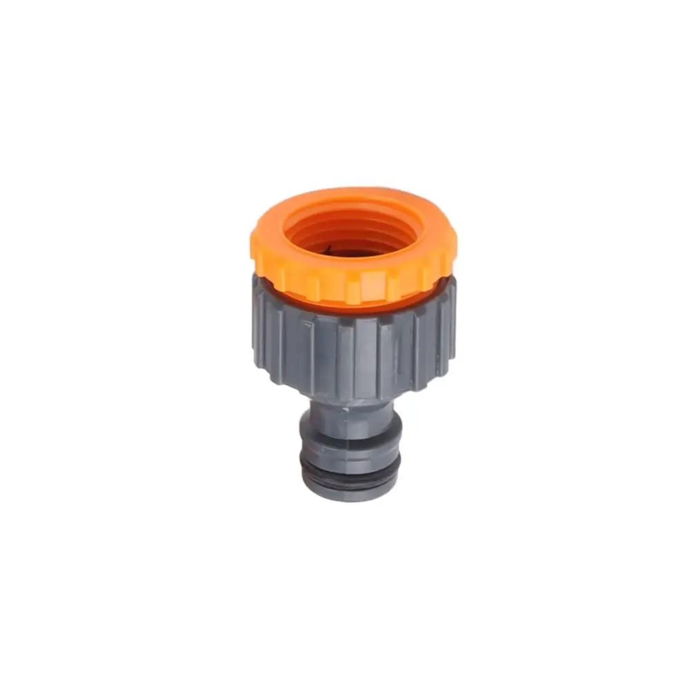 3PCS Gray and Orange Garden Hose Connector Kit 1/2 Inch Hose ABS Shell TPR Coating Hose Quick Connect Fittings