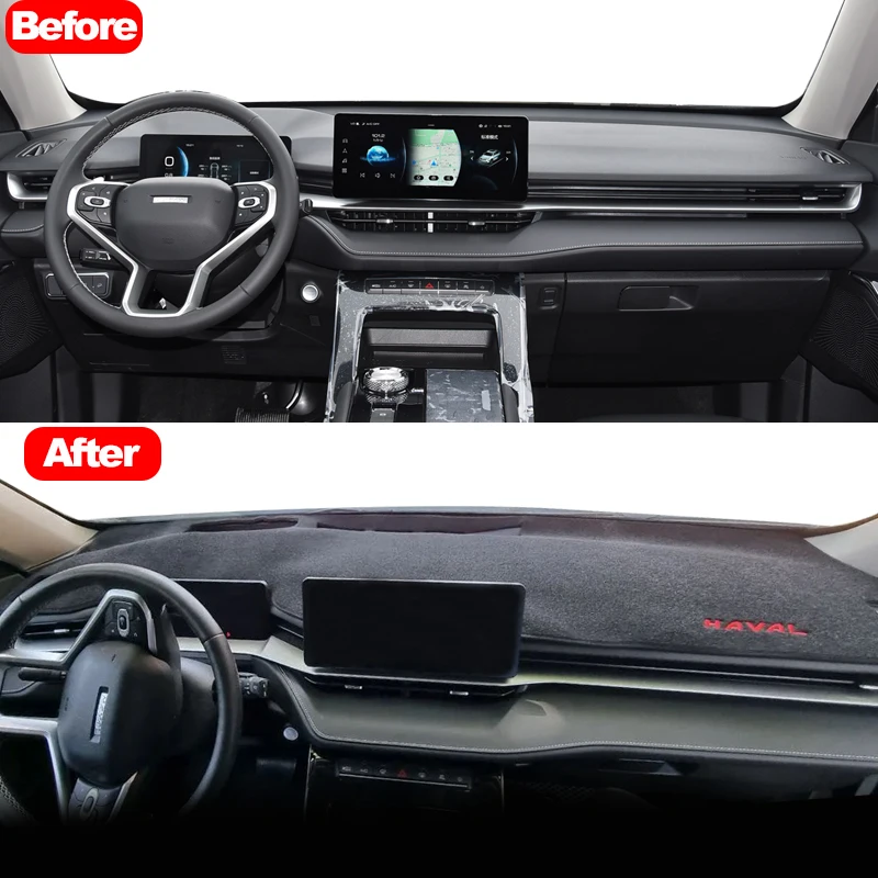 For Haval H6 3rd Gen 2021 2022 2023 DHT-PHEV Car Dashboard Avoid Light Pads Instrument Platform Cover Mats Carpets Accessories