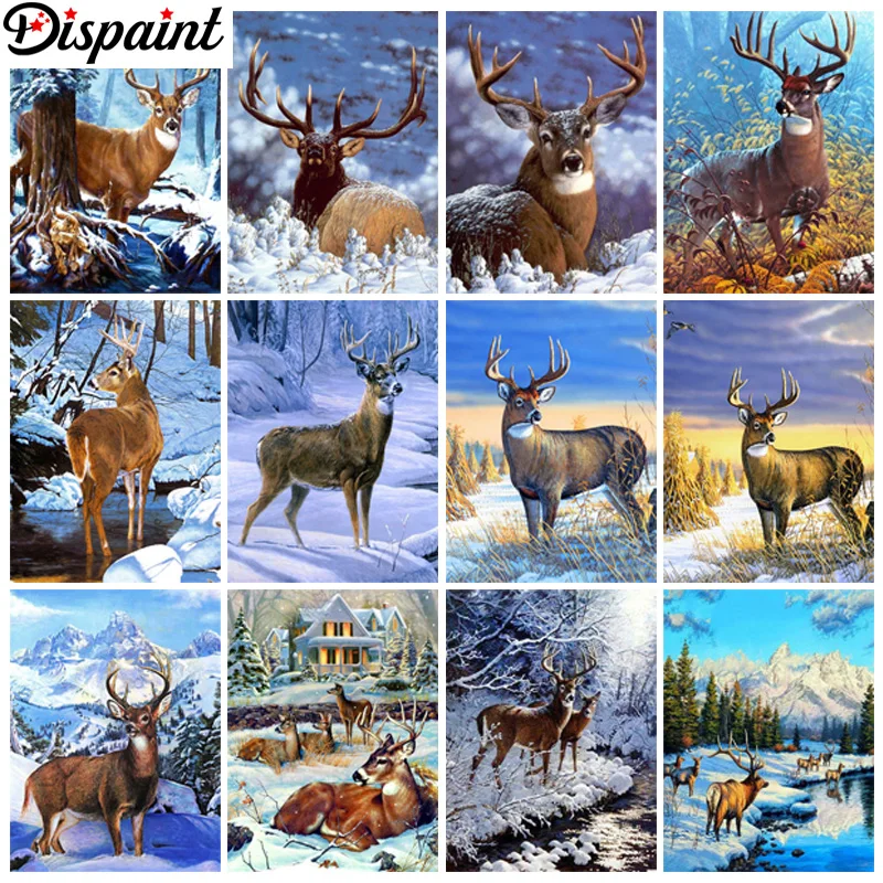 Dispaint Diamond Painting Cross Stitch \