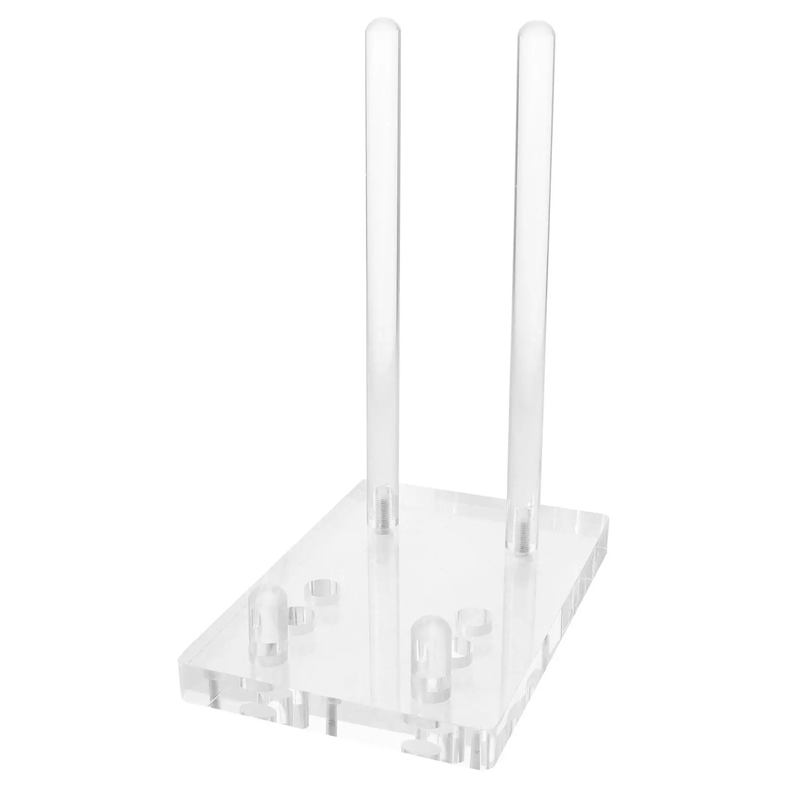 Transparent Acrylic Display Stand for Retail Display Earrings Bracelets Makeup Brushes Office Supplies Minimalist Desktop Shelf