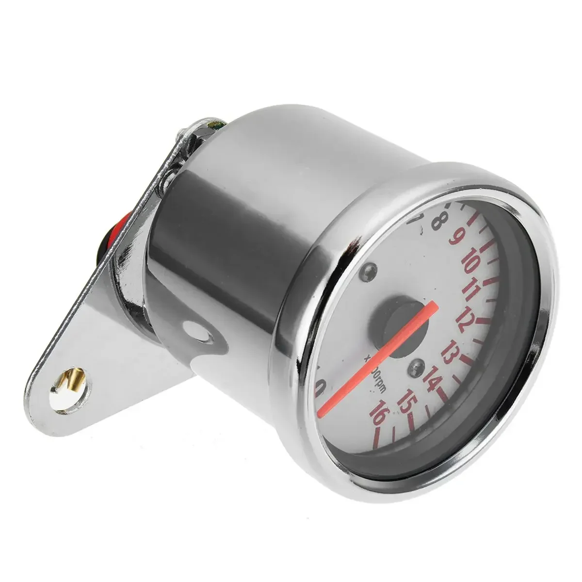 Wodoodporny uniwersalny prędkościomierz motocyklowy 12 V 2 4-suwowy motocyklowy mechaniczny obrotomierz 16000 obr./min dla 1 2 3 cylindrów