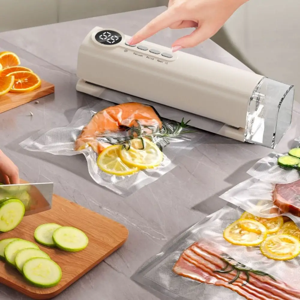 

Handheld Automatic Vacuum Sealer Compact Plastic Wireless Vacuum Sealing Machine USB Charging with Strong Suction