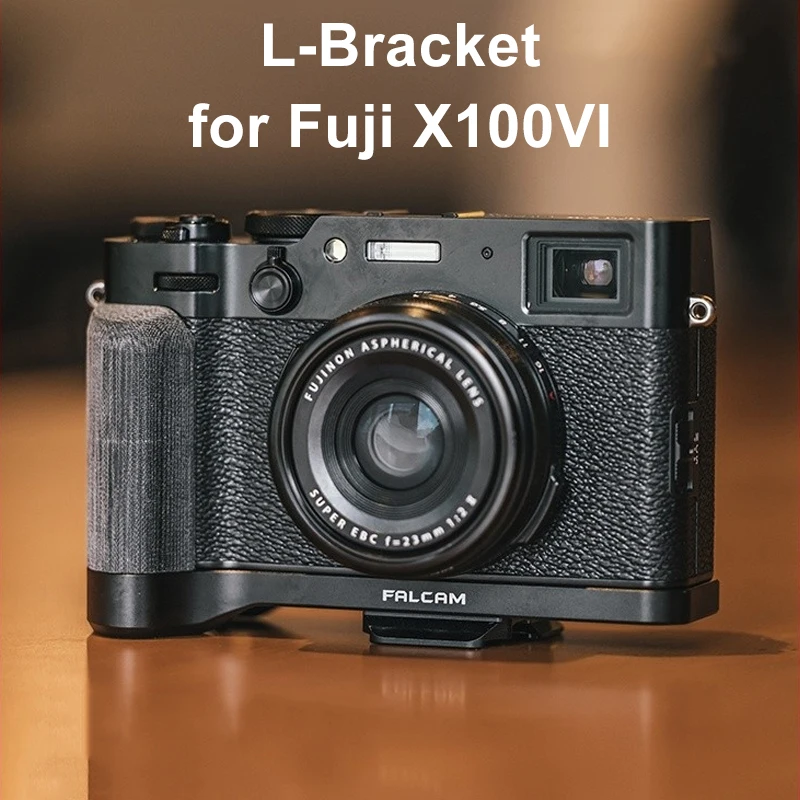 

FALCAM F22&F38 L Bracket Quick Release Plate Base Grip Handle For Fuji X100VI Fujifilm X-100VI Camera L Plate