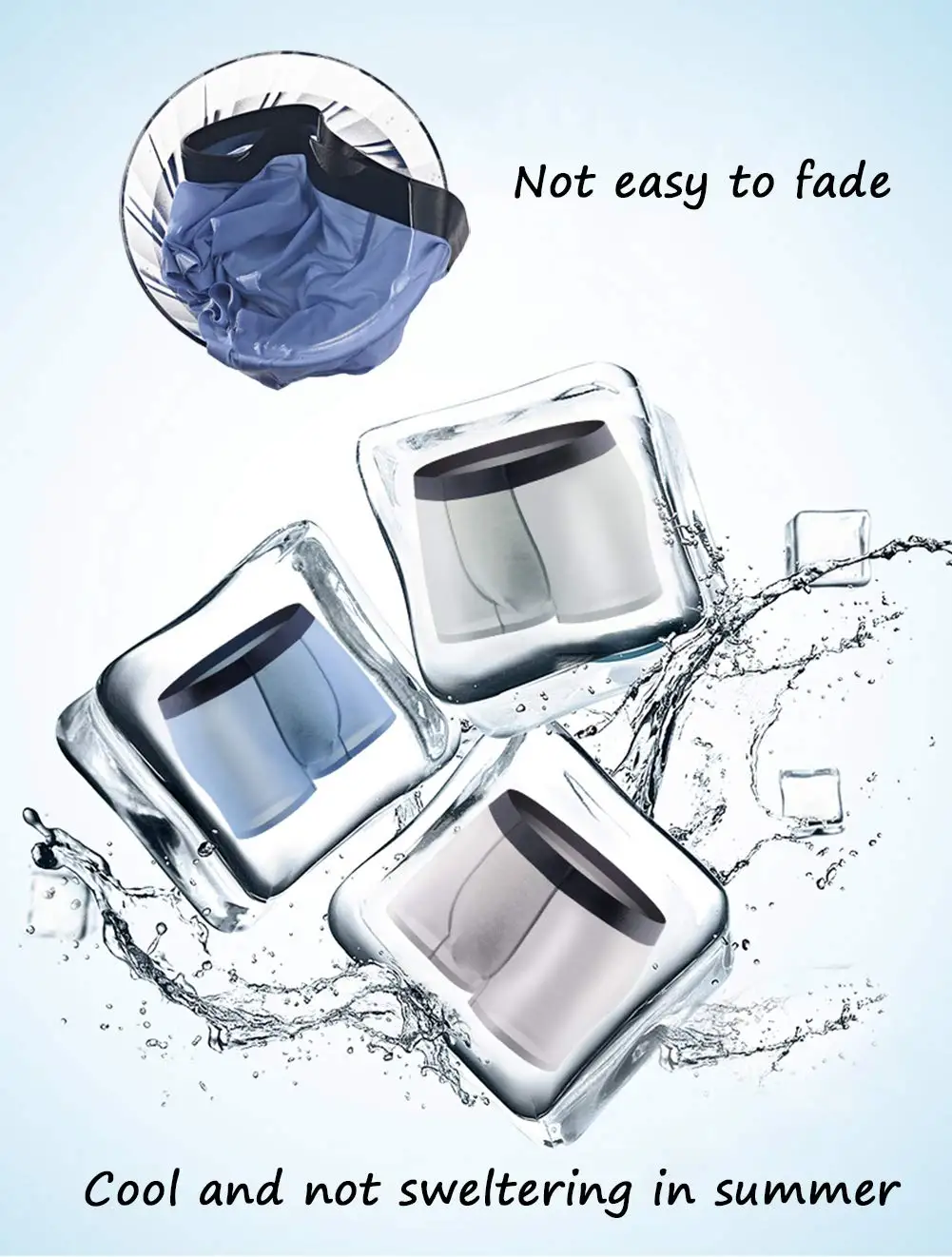 

Мужские трусы-боксеры (3 шт.), летние, из ледяного шелка, сетчатые, сексуальные, супермягкие, дышащие, быстросохнущие, размеры S-XL