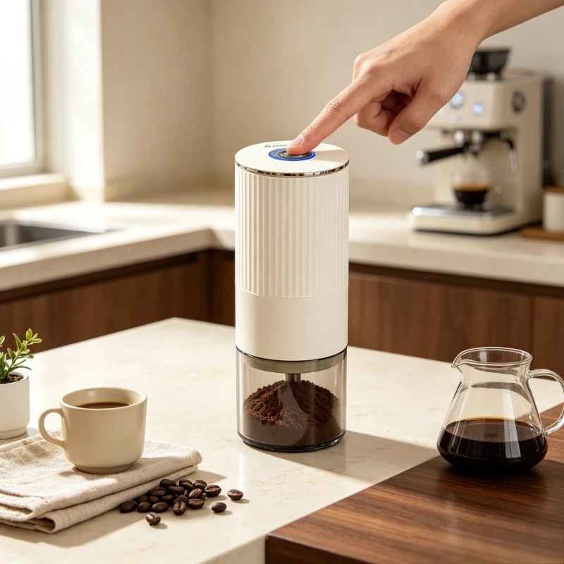 macinacaffe-elettrico-con-5-impostazioni-di-macinatura-macchina-multifunzione-per-macinare-chicchi-cereali-e-spezie-compatta-bianca-per-uso-domestico-e-cucina