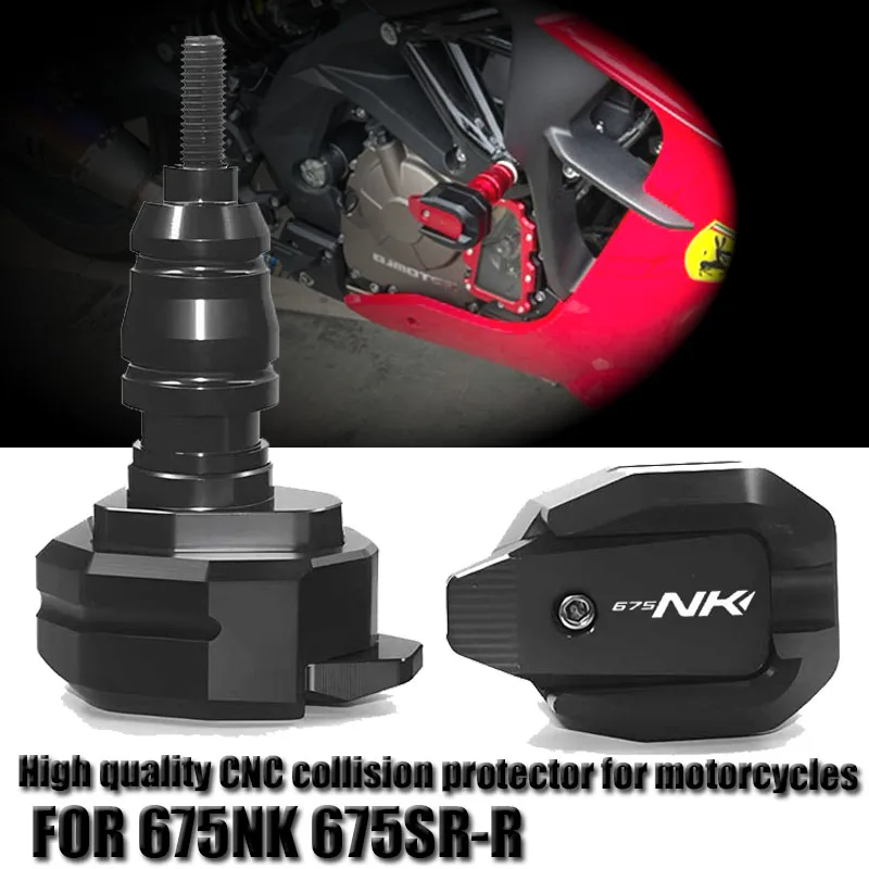 

For CF MOTO 675NK 675 NK 675SR-R 675SR 675SR R 24-25 Motorcycle Accessories CNC Aluminum Frame Slider Anti Crash Pads Protector