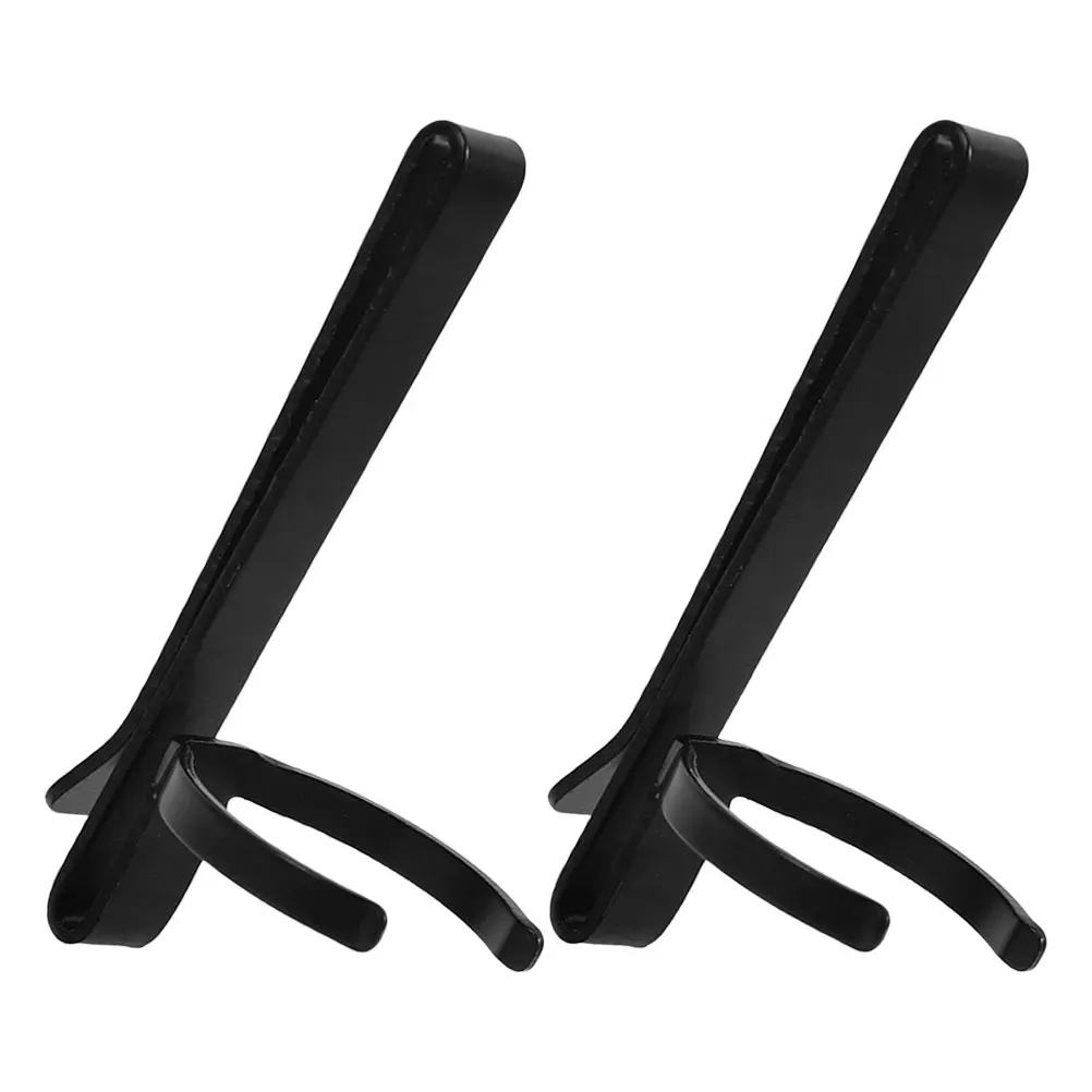 

2 pcs Flashlight Clip Metal Belt Holder Adjustable Catch Pocket Loop Bracket Versatile Outdoor Work Repair Tool Parts