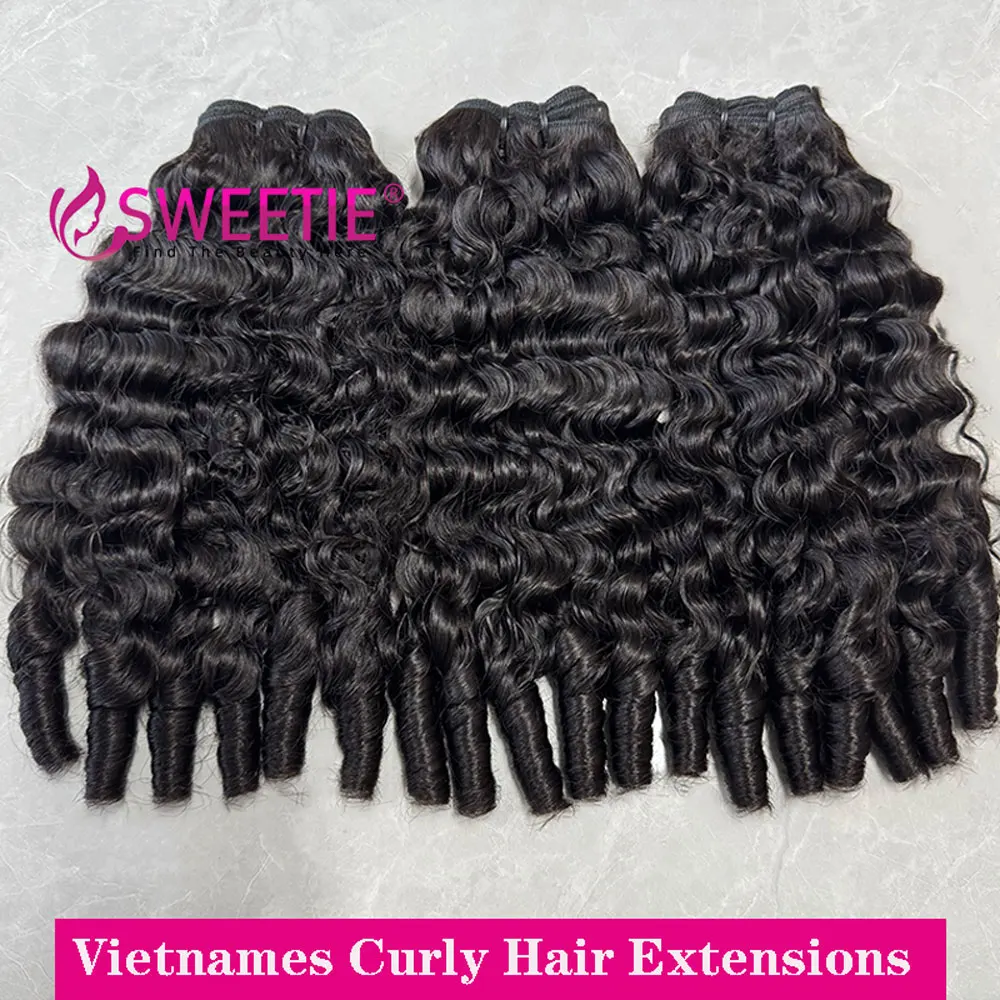 

30-дюймовые бирманские вьющиеся человеческие волосы, испанские спиральные вьющиеся пучки человеческих волос, вьетнамские пучки необработанных волос, двойной уток