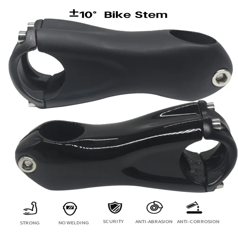 AliExpress FCFB Bicycle Stem Carbon MTB/Road Bike ±10 degrees Stems 80/90/110/110/120/130mm 28.6 mm fork  31.8mm handlebar bike frame parts