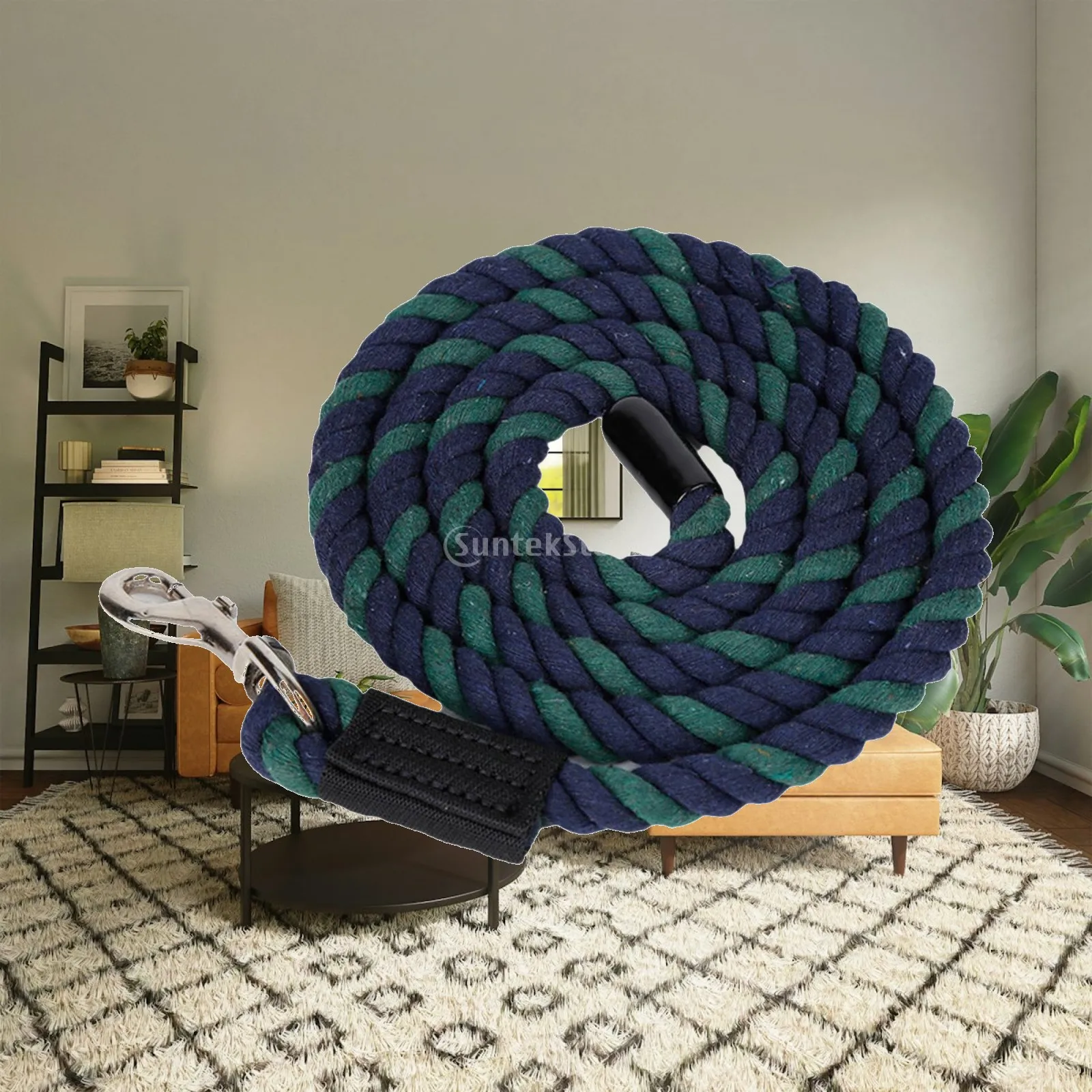 Horse Lead Rope Horse Lunge Line for Livestock with Swivel Bolt Snap Equestrian