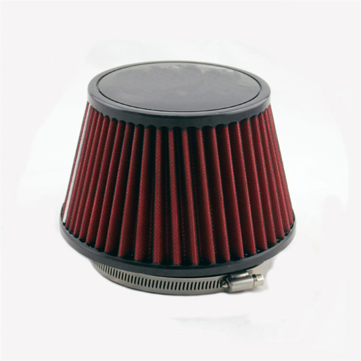 Universeller Kegel-Luftfilter mit hohem Durchfluss, Rot, Blau, 115 mm, 4,5 Zoll, waschbar, wiederverwendbar, Kaltlufteinlassfilter für Lufteinlass von Automotoren – Detail 7
