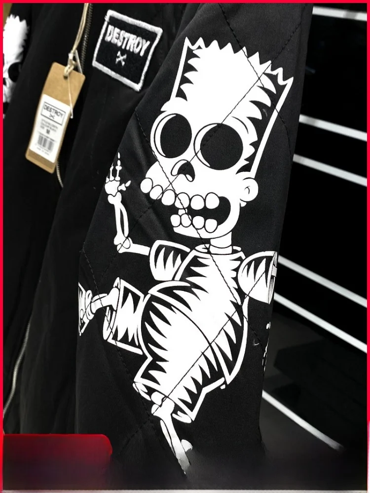 

Мужская повседневная куртка для активного отдыха с ромбовидной строчкой, воротником-бомбером, модная, универсальная, на молнии, с длинными рукавами, из полиэфирного волокна