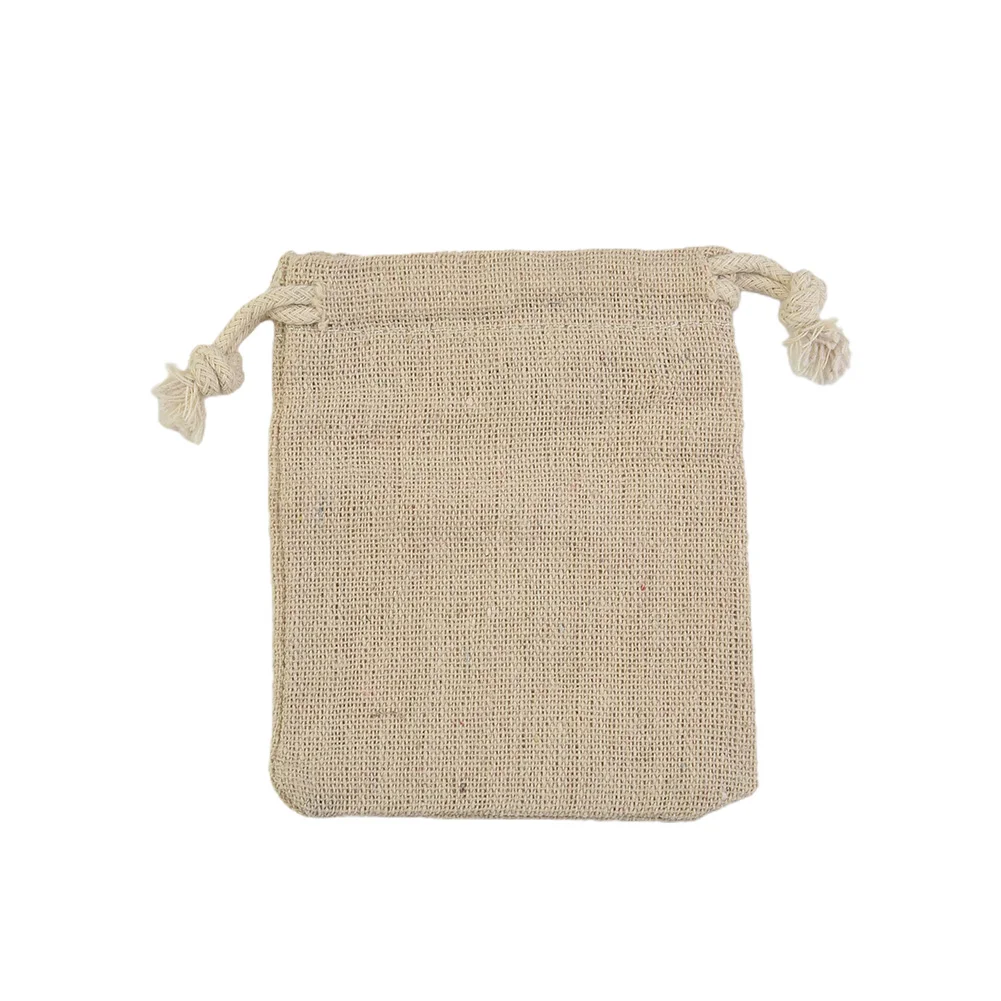 drawstring Linen Color storing beads Drawstring Bags Storing Beads Makeup Storaeg Candy Sack Small Linen Pouch