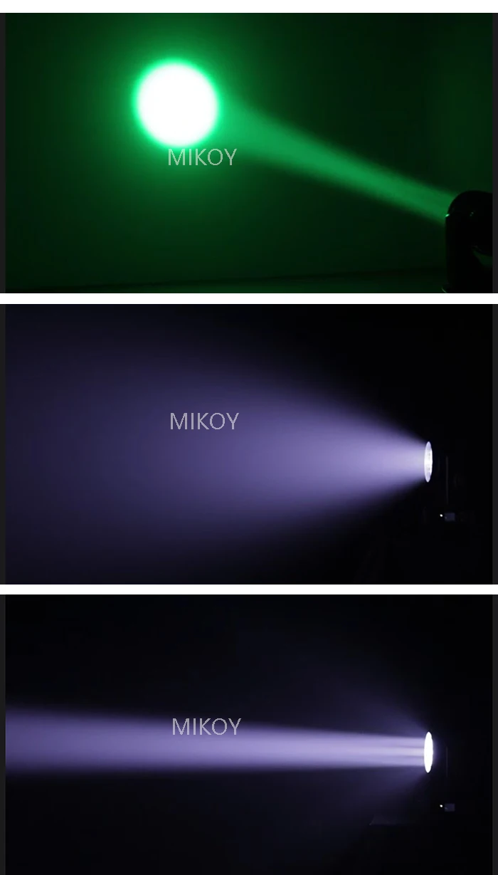 7X40W LED Zoom Farbiger Moving Head Scheinwerfer RGB Beam Light DMX-Steuerung Bühneneffekt DJ Disco Nachtclub Party Hochzeit Tanz – Detail 10