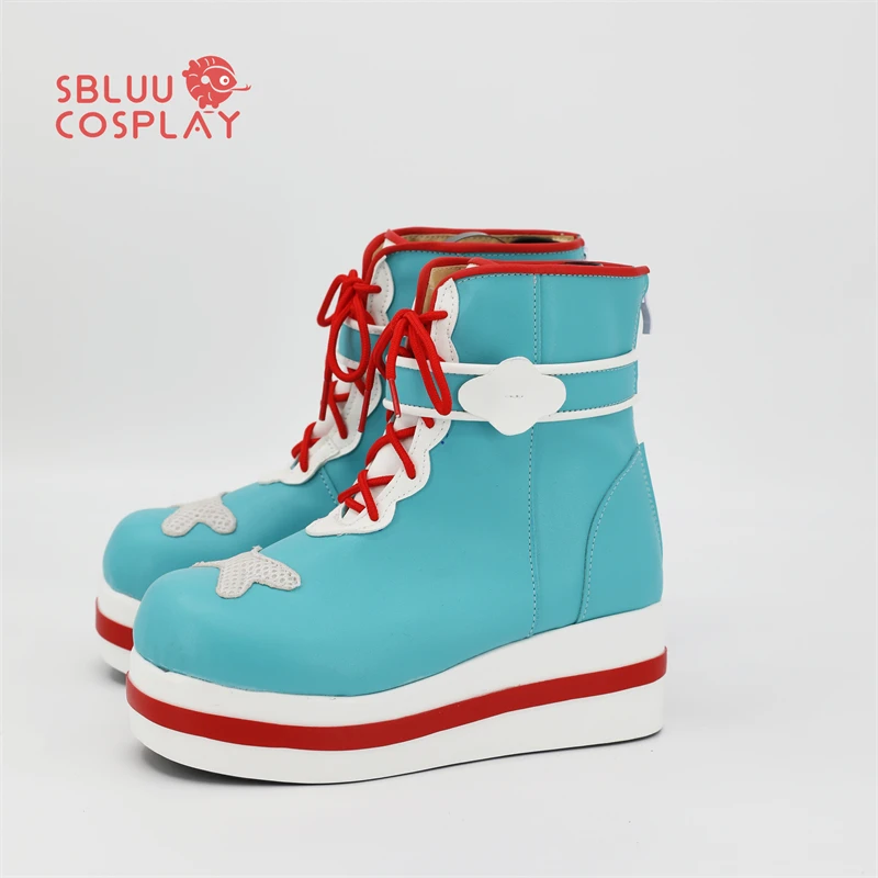 SBluuCosplay Anime Kasumi Toyama Cosplay Shoes Custom Made Boots