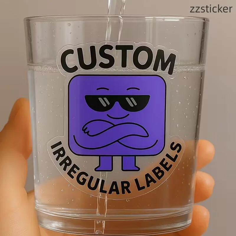 Custom Clear Labels for Transparent Packaging, Custom Transparent Stickers,Custom clear stickers & labels view 2